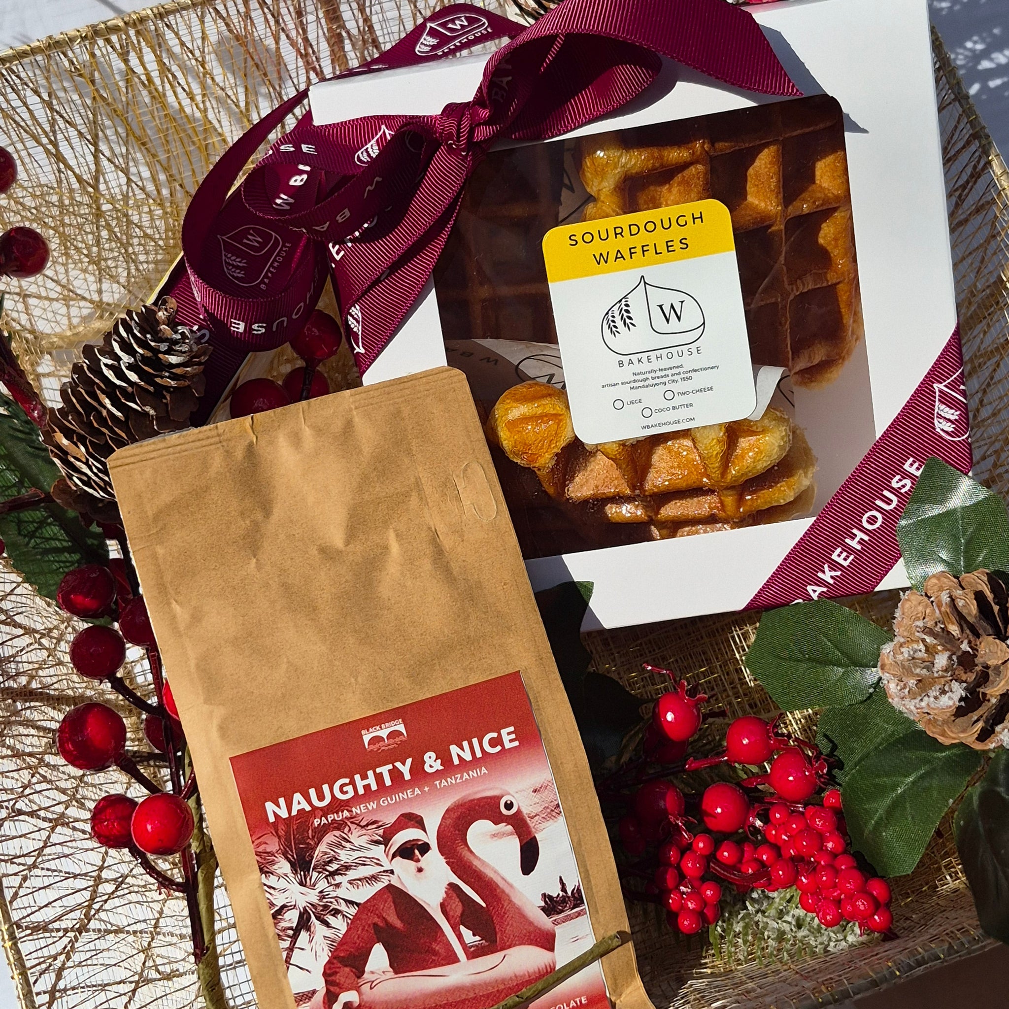 Coffee and Waffles Basket